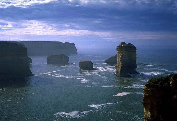 Opposite The 12 Apostles<br>Great Ocean Road<br>Victoria, Australia: The Great Ocean Road, Victoria, Australia
: The Natural Order; Landscapes.